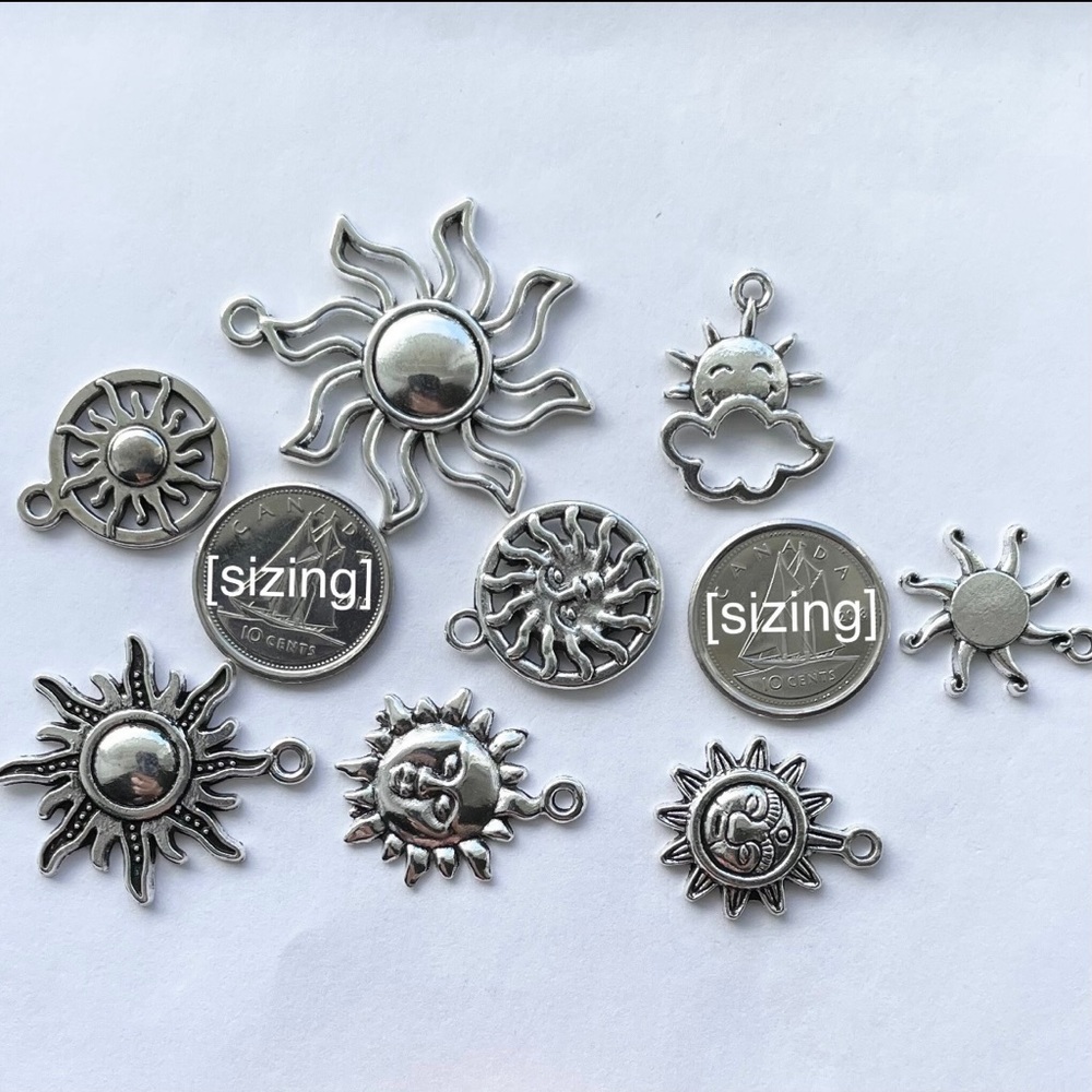 SUN EARRINGS - Picture 10 of 10